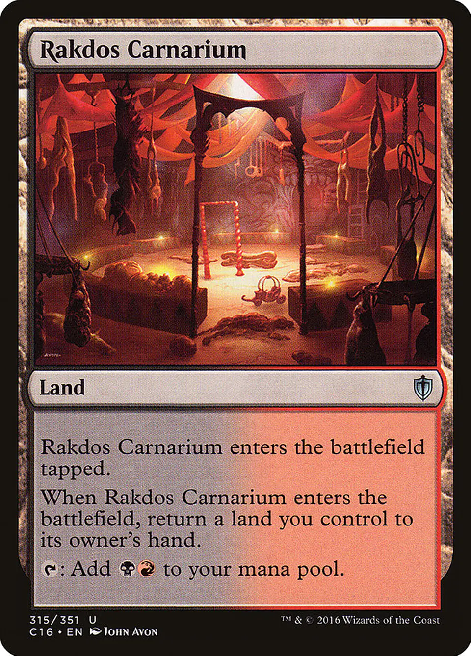 Rakdos Carnarium | Inglés | NM | C16 1