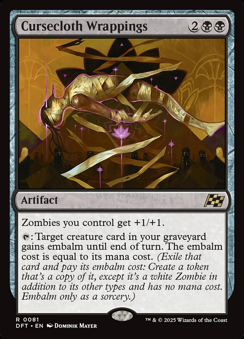 Cursecloth Wrappings | Español | NM | DFT 1