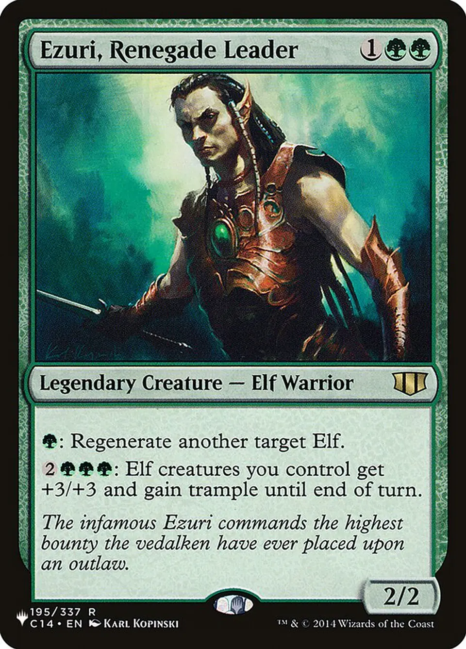 Ezuri, Renegade Leader | Inglés | NM | PLST 1