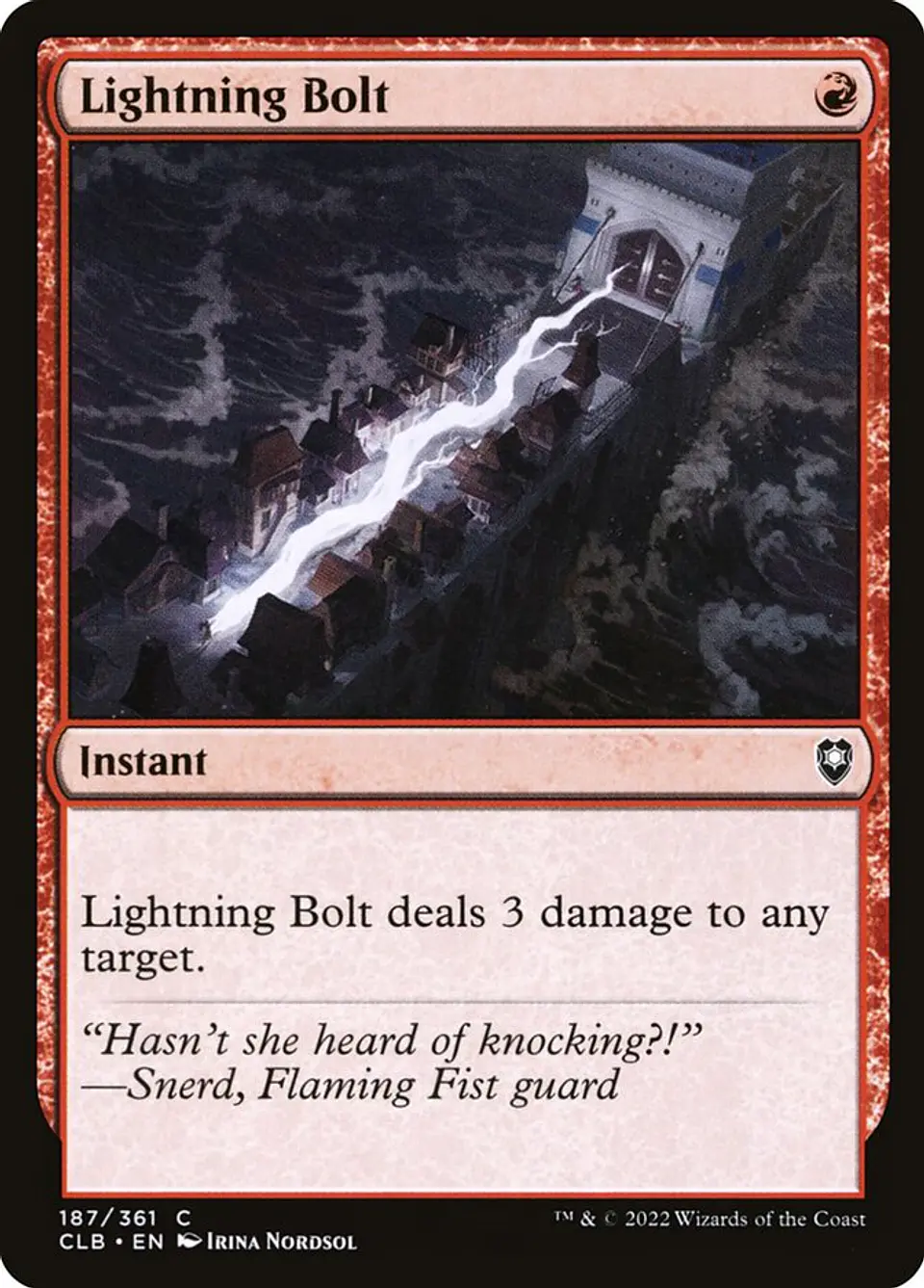 Lightning Bolt | Español | NM | CLB 1