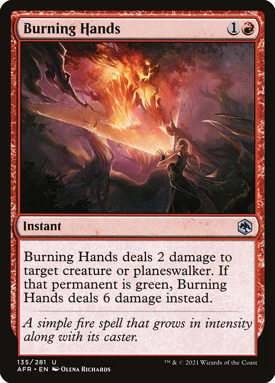 Burning Hands | Inglés | NM | AFR 1