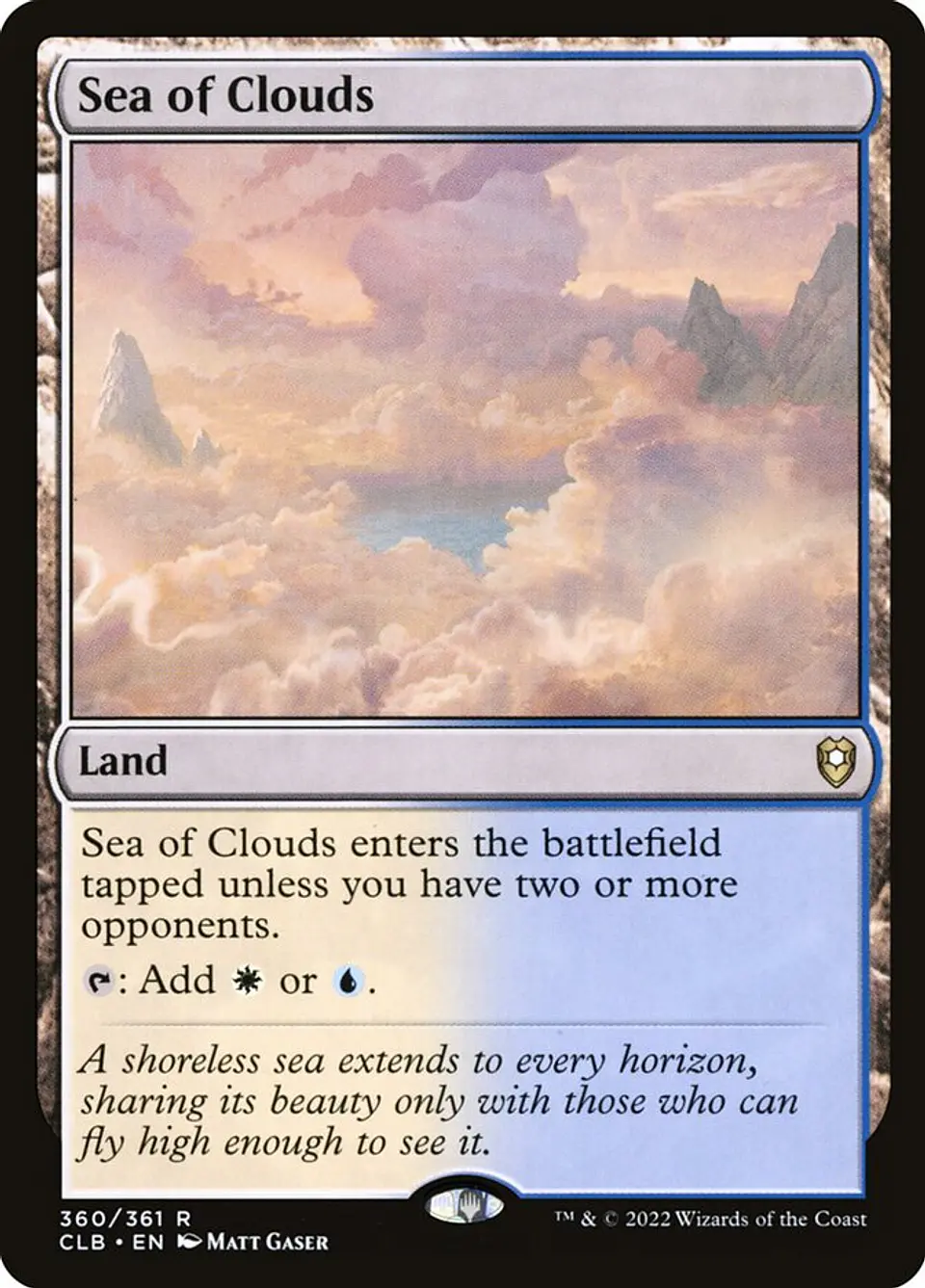 Sea of Clouds | Español | NM | CLB 1