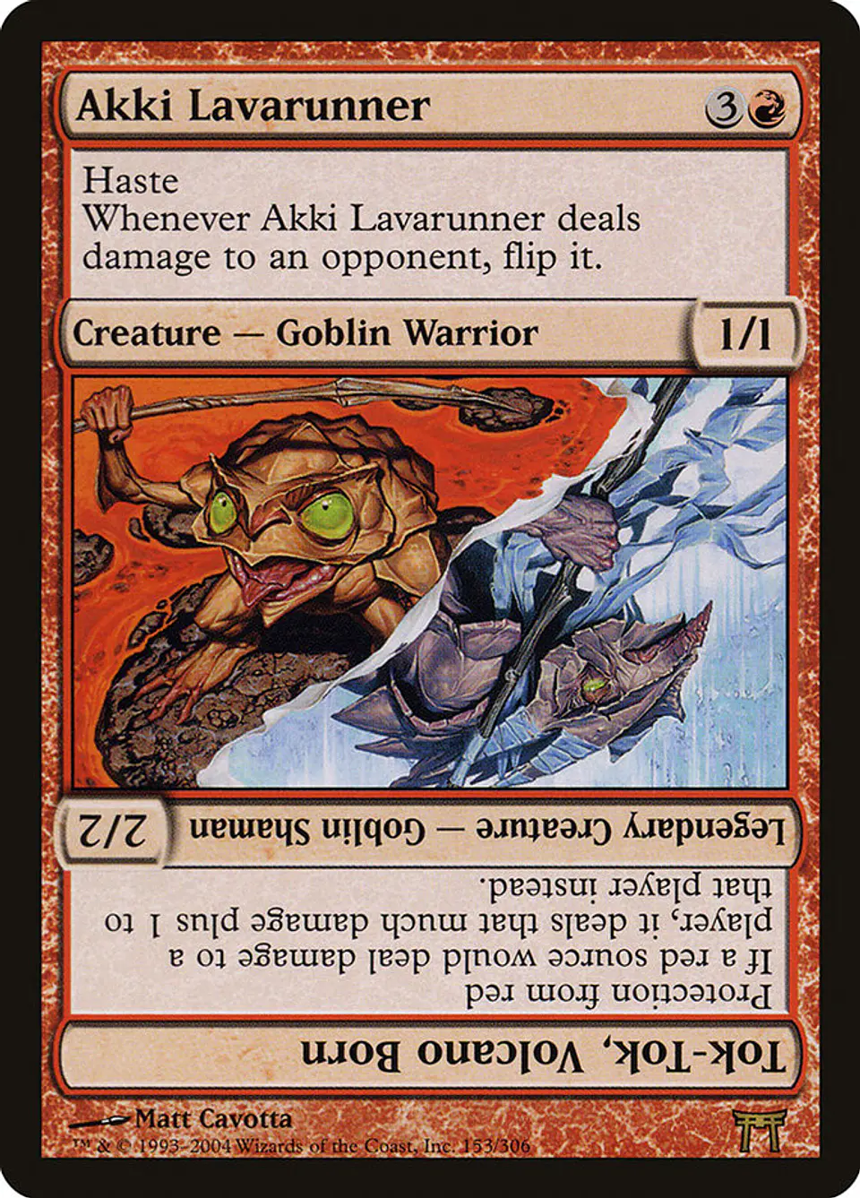 Akki Lavarunner // Tok-Tok, Volcano Born | Español | NM | CHK 1