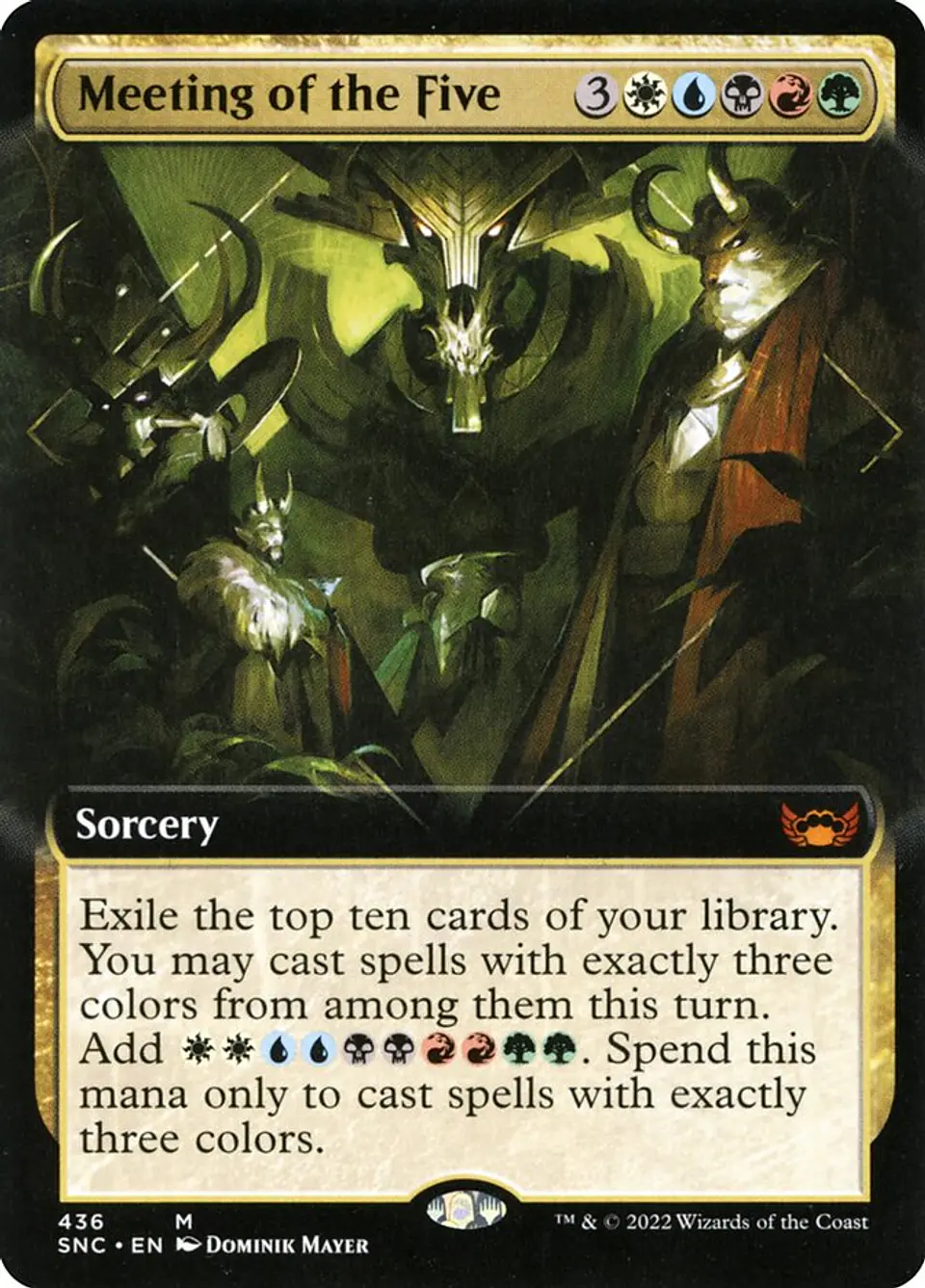 Meeting of the Five (Extended Art) | Inglés | NM | SNC 1