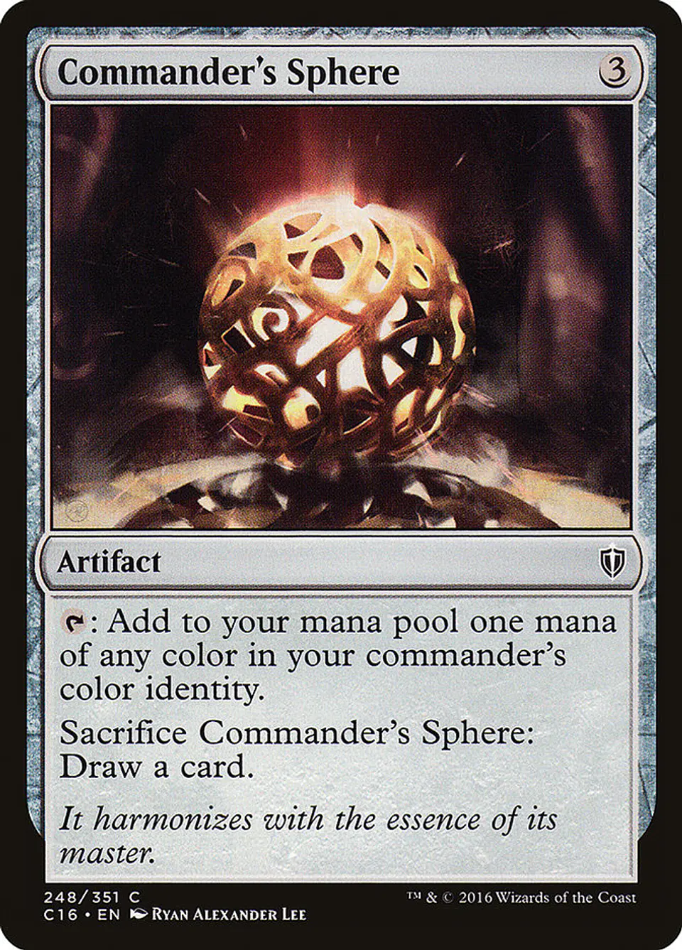 Commander's Sphere | Español | NM | C16 1