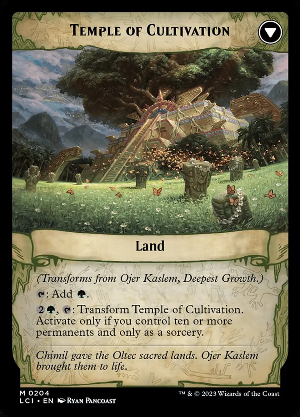 Ojer Kaslem, Deepest Growth // Temple of Cultivation | Inglés | NM | LCI 2