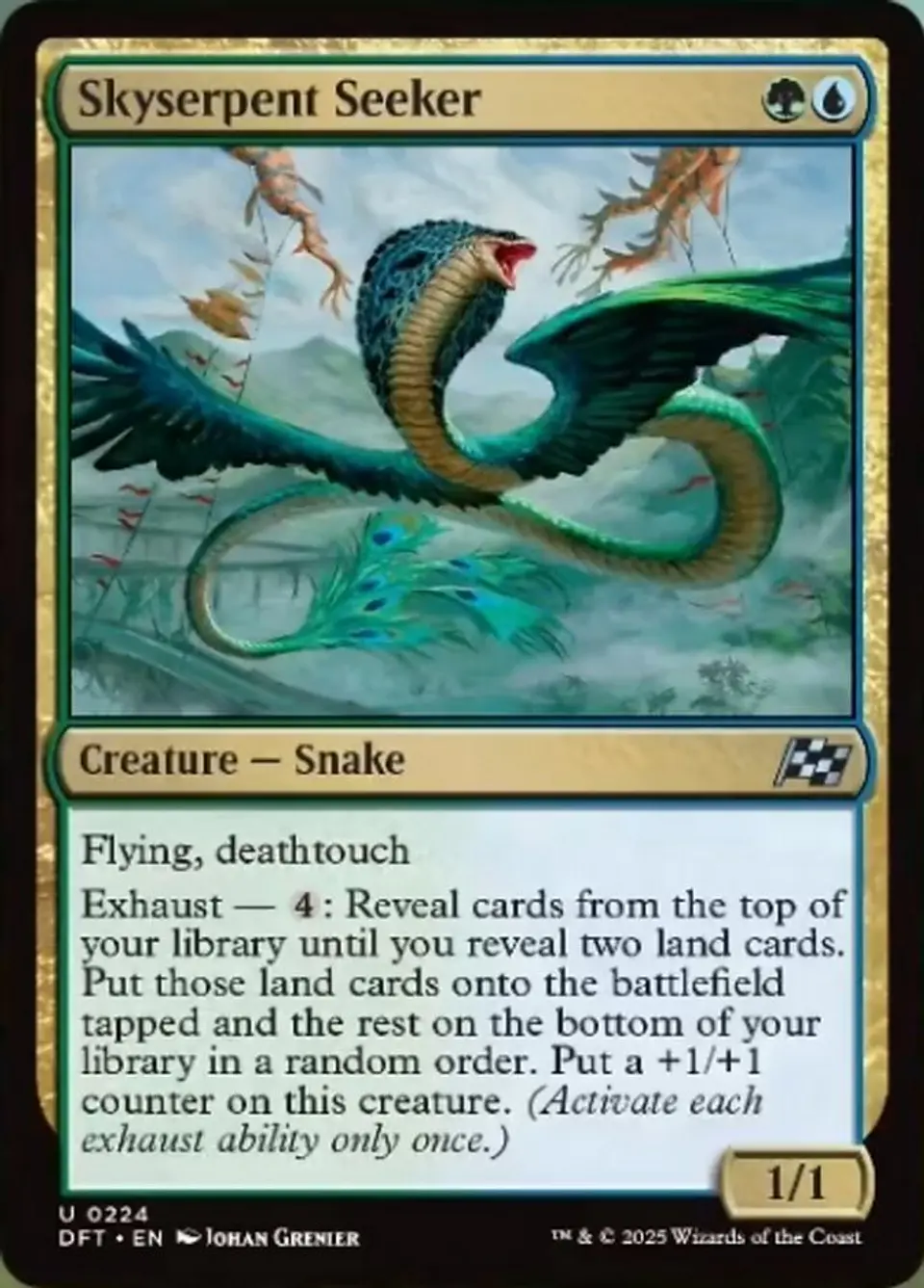 Skyserpent Seeker (foil) | Español | NM | DFT 1