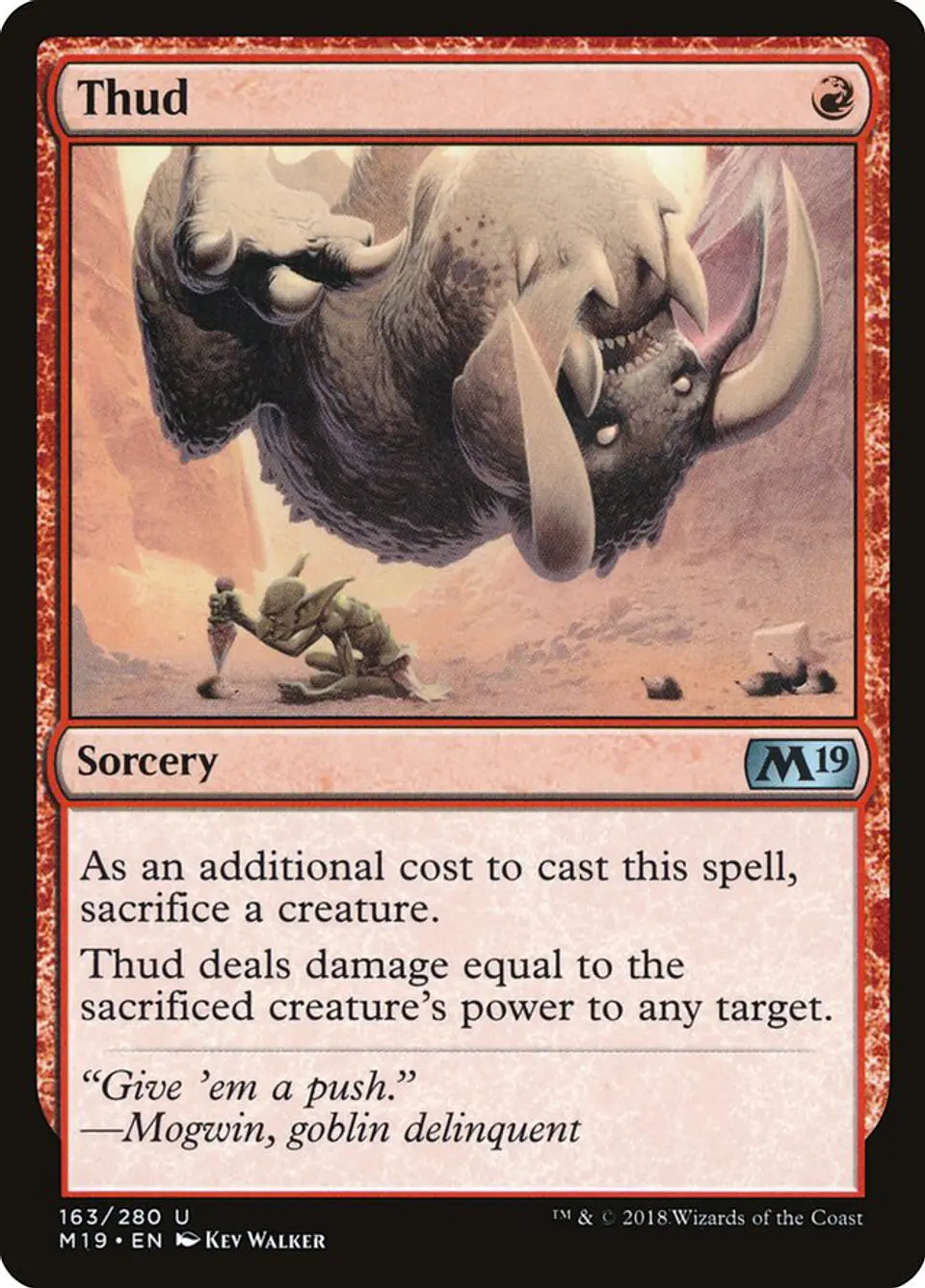 Thud | Español | NM | M19 1