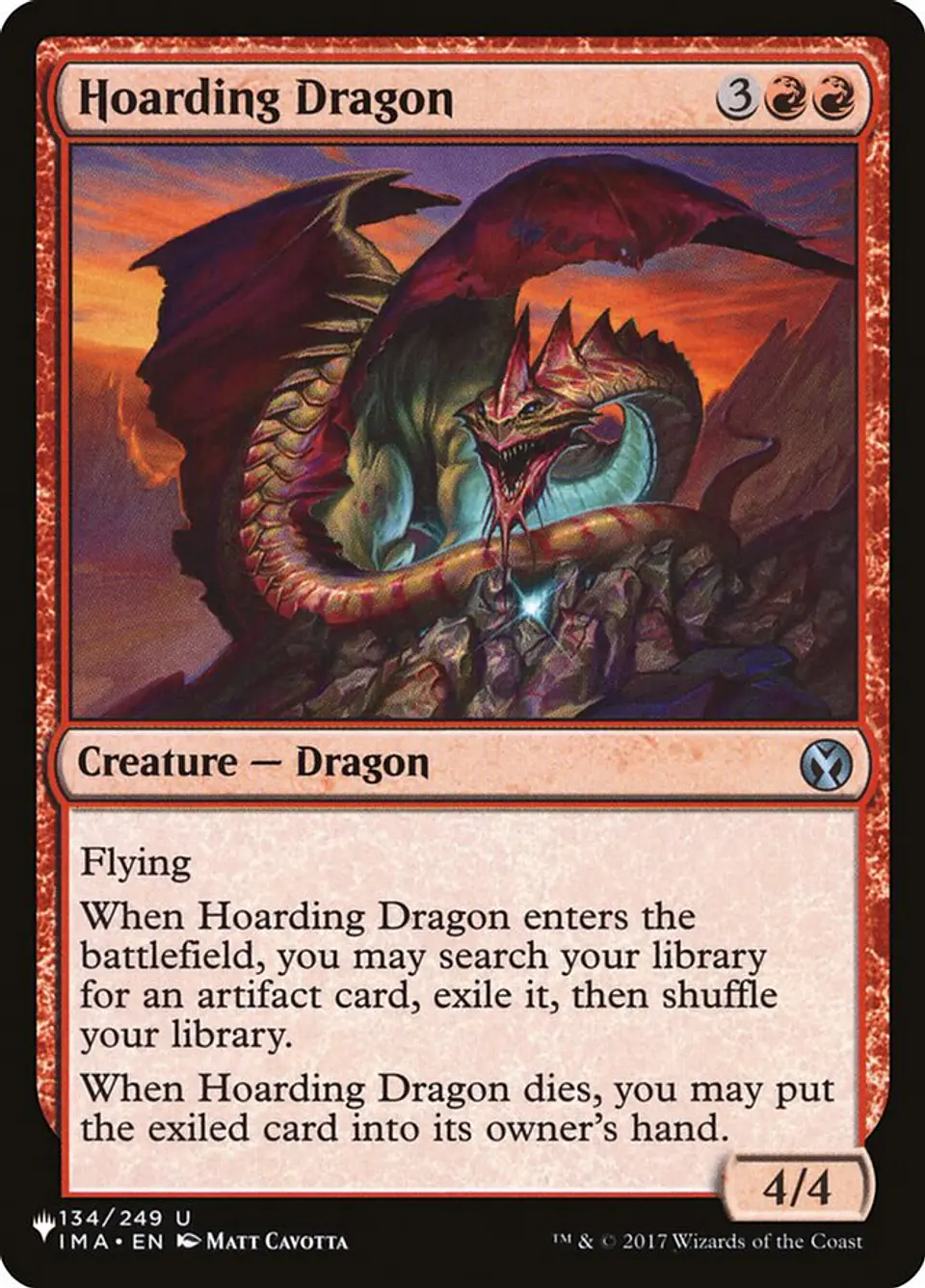 Hoarding Dragon | Inglés | NM | PLST 1
