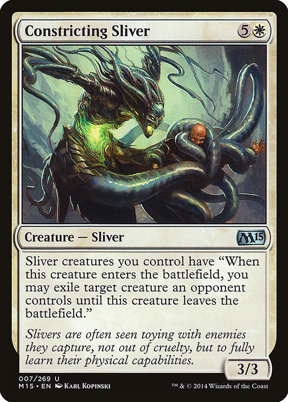 Constricting Sliver | Español | NM | M15 1