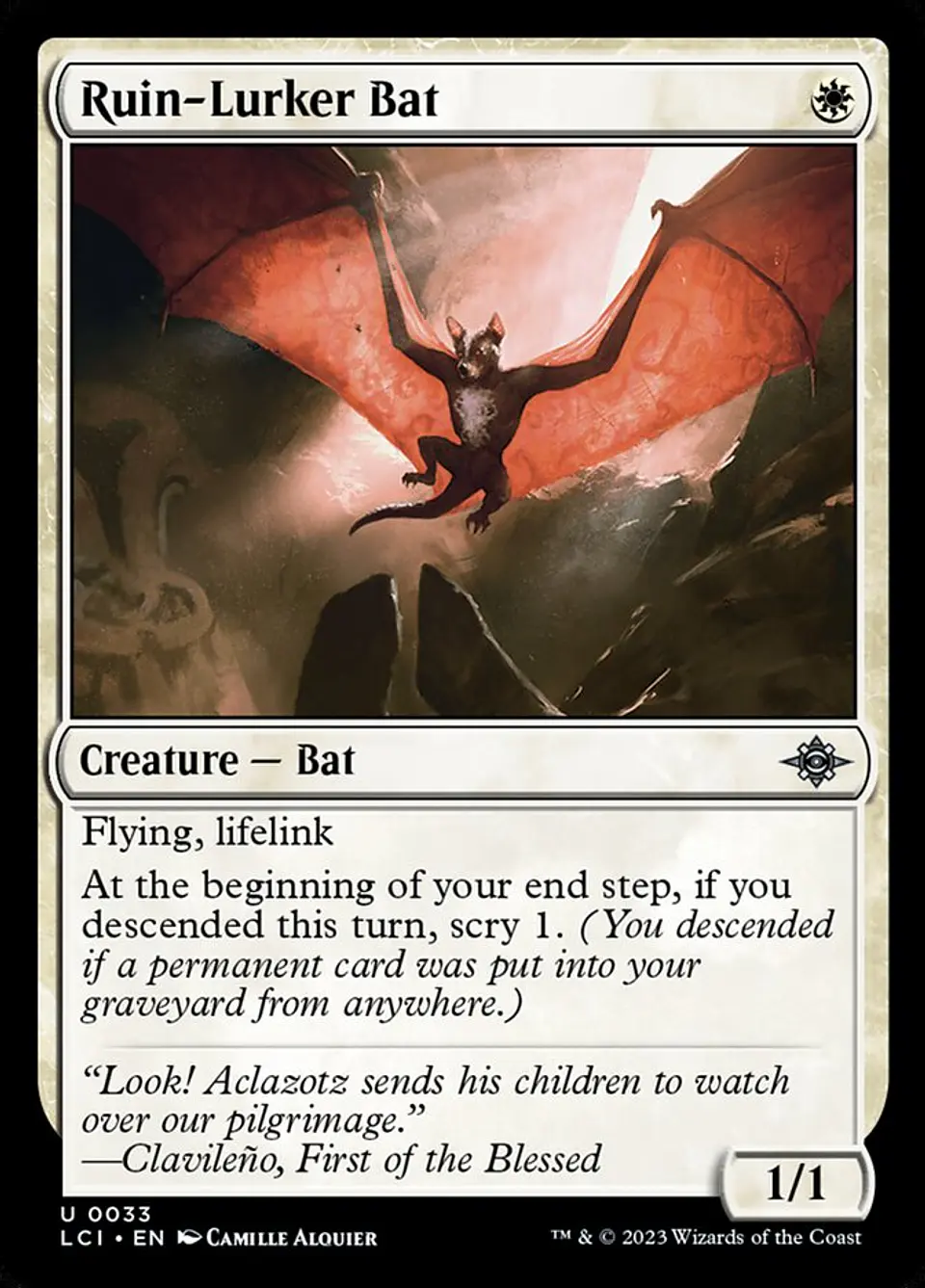 Ruin-Lurker Bat | Inglés | NM | LCI 1
