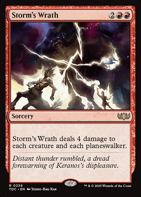 Storm's Wrath | Inglés | NM | TDC