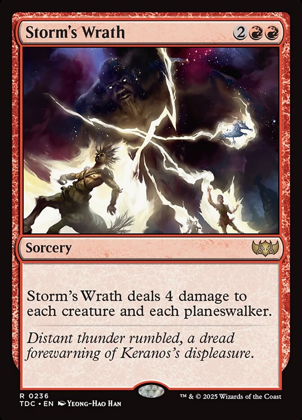 Storm's Wrath | Inglés | NM | TDC 1