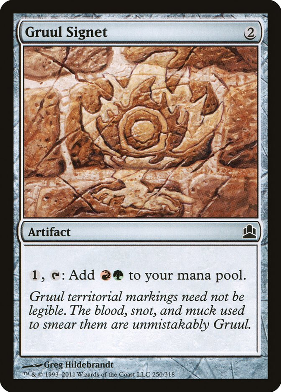Gruul Signet | Español | EX | CMD 1