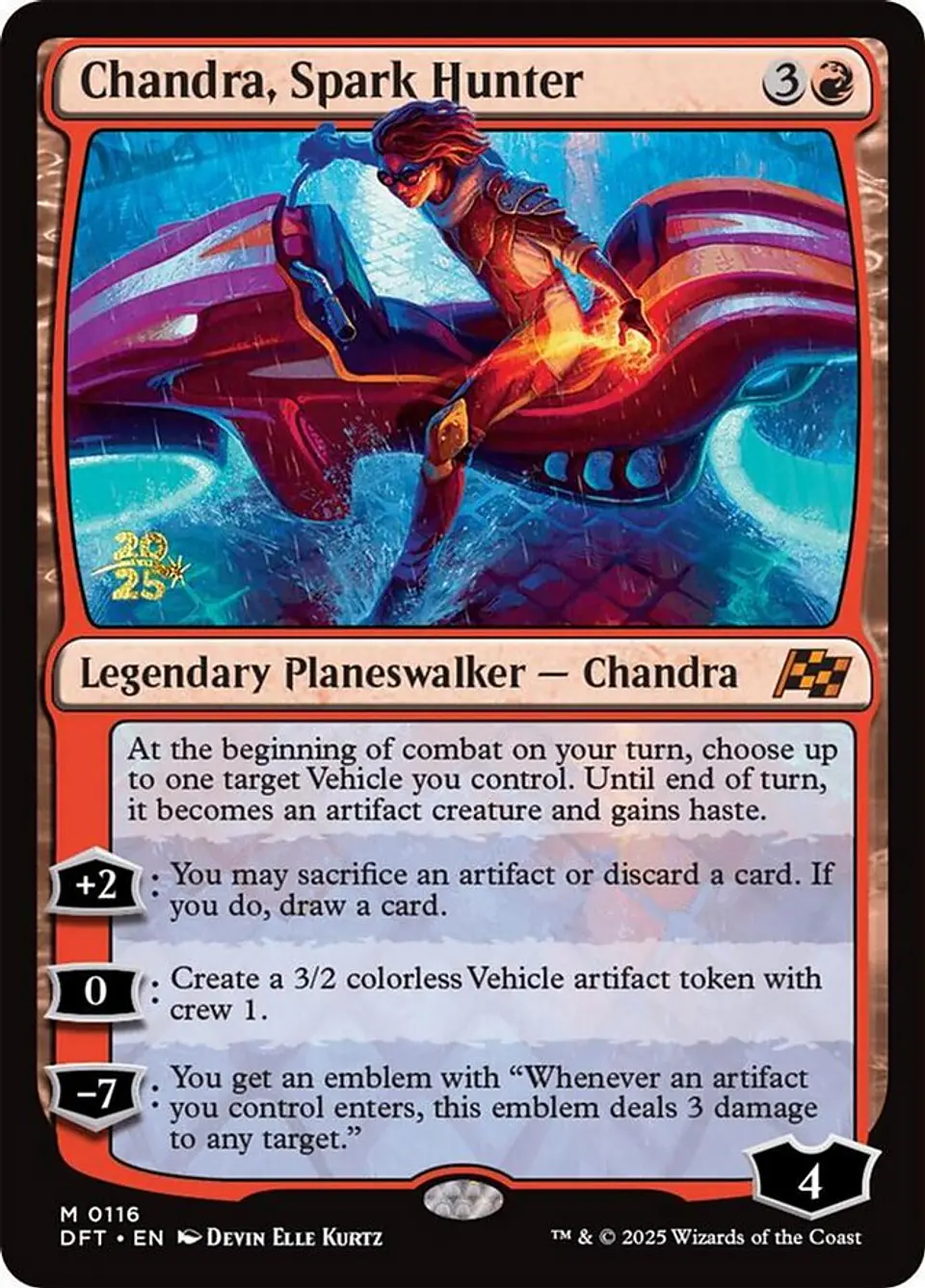 Chandra, Spark Hunter (Launch foil) | Español | NM | PDFT 1