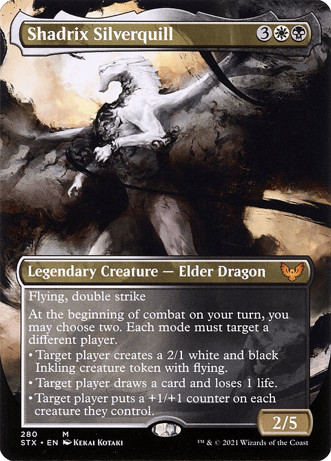 Shadrix Silverquill (Borderless) | Inglés | NM | STX