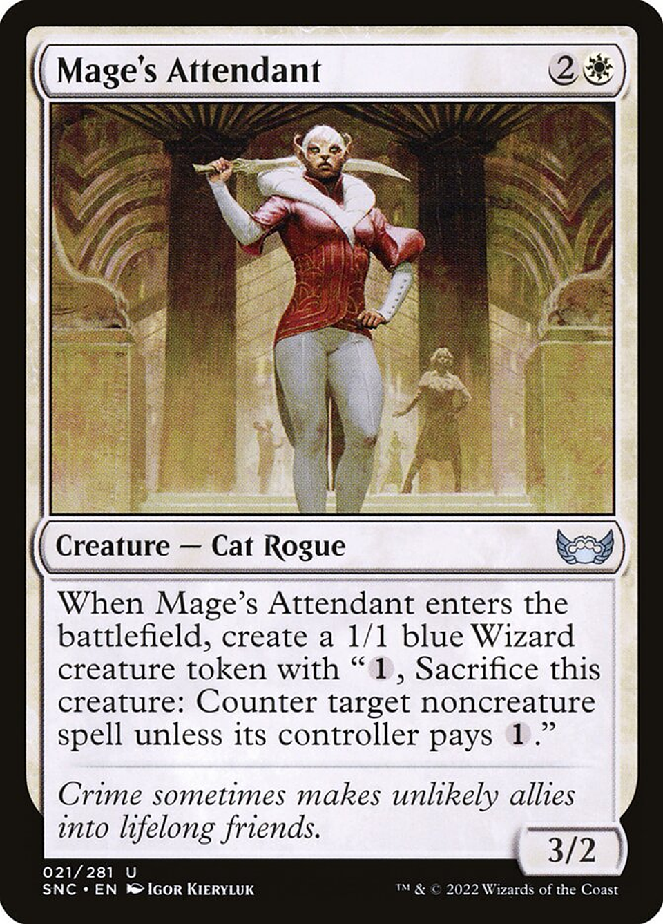 Mage's Attendant (foil) | Inglés | NM | SNC 1