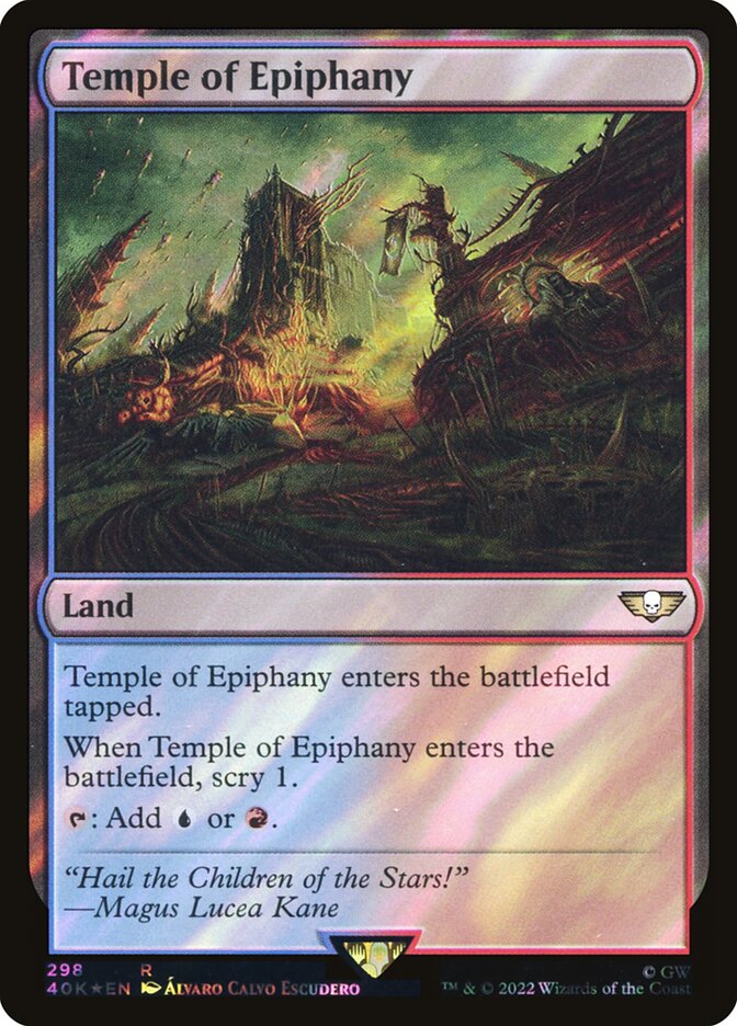 Temple of Epiphany (Surge foil) | Inglés | NM | 40K 1