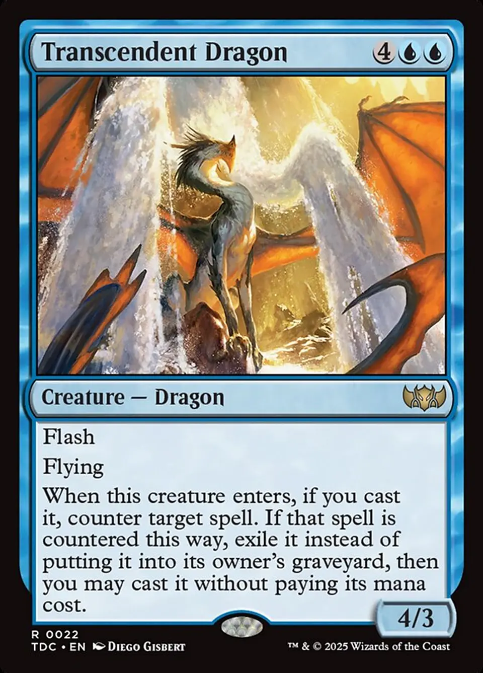 Transcendent Dragon | Inglés | NM | TDC 1