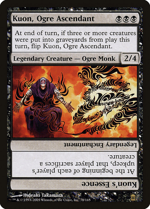 Kuon, Ogre Ascendant // Kuon's Essence | Español | NM | SOK
