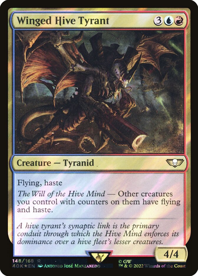 Winged Hive Tyrant (Surge foil) | Inglés | NM | 40K 1