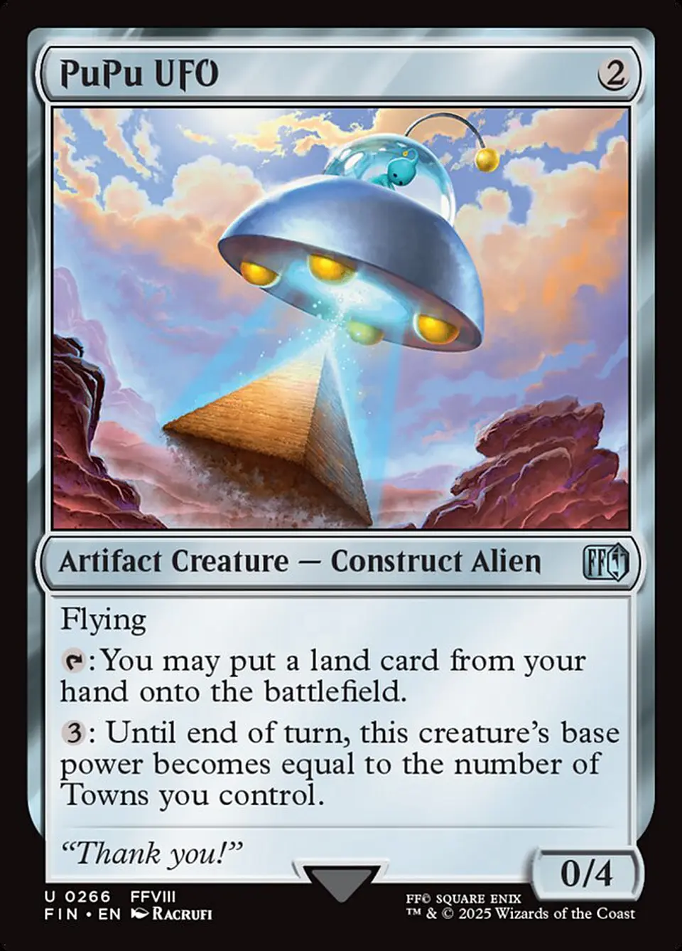 PuPu UFO (foil) | Español | NM | FIN 1