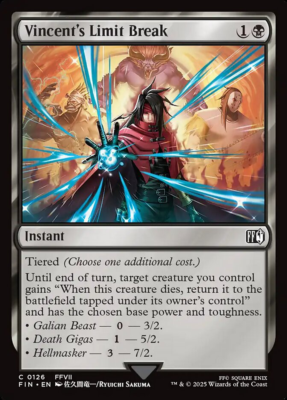 Vincent's Limit Break (foil) | Español | NM | FIN 1