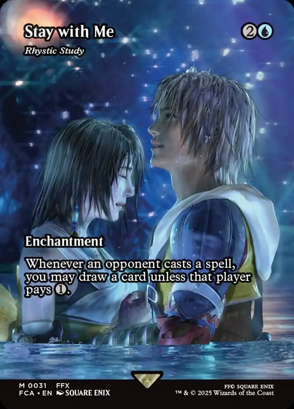 Rhystic Study (Borderless) | Español | NM | FCA 1