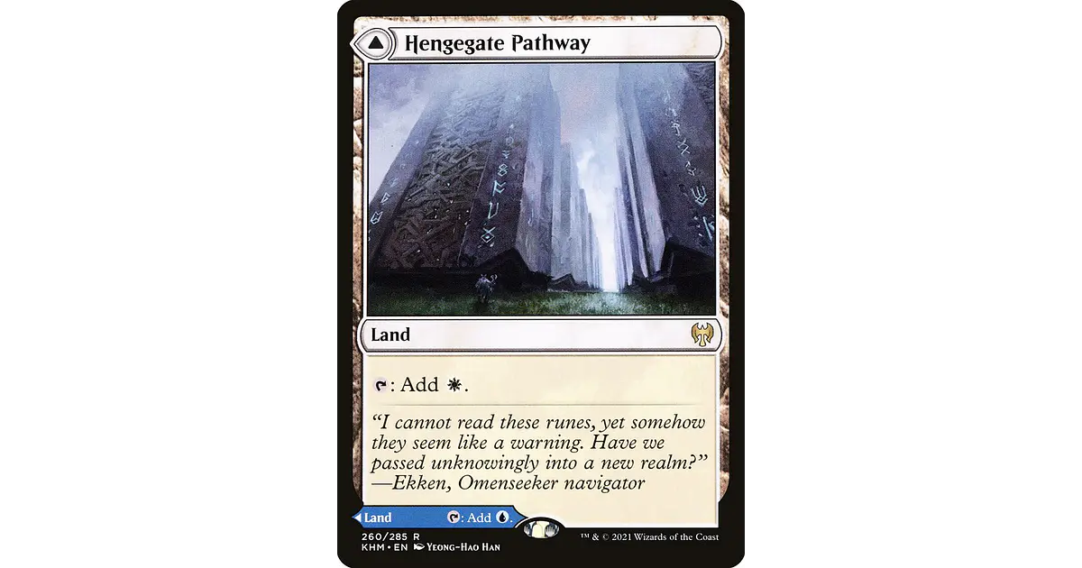 Hengegate Pathway // Mistgate Pathway | Inglés | EX | KHM
