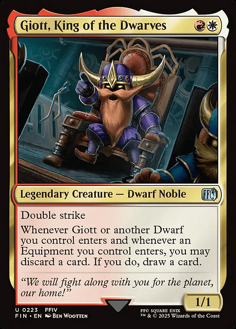 Giott, King of the Dwarves | Español | NM | FIN
