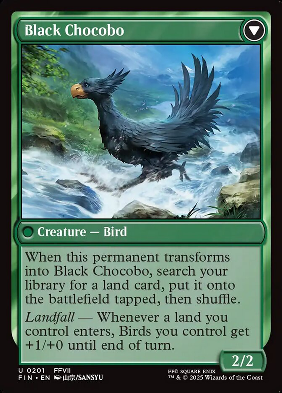 Sidequest: Raise a Chocobo // Black Chocobo | Español | NM | FIN 2