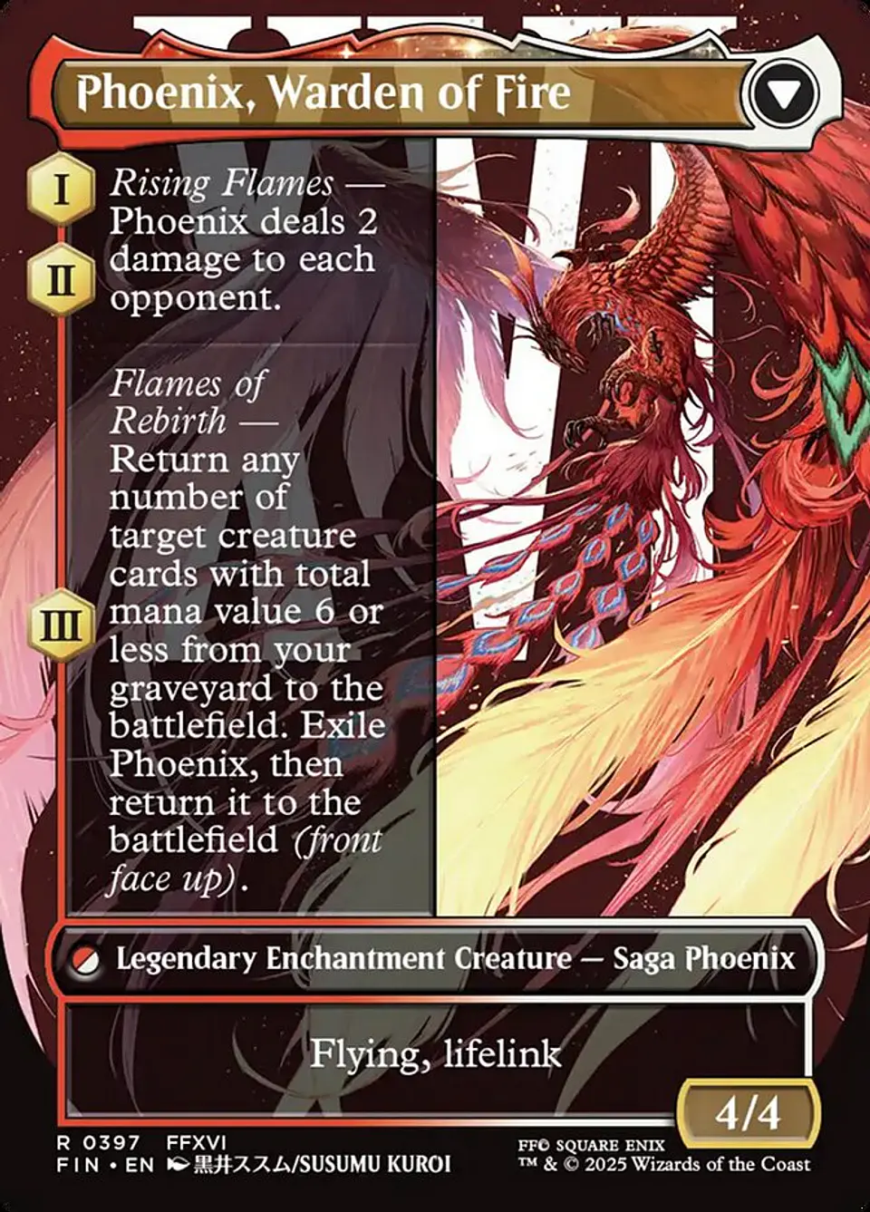 Joshua, Phoenix's Dominant // Phoenix, Warden of Fire (Borderless) | Español | NM | FIN 2