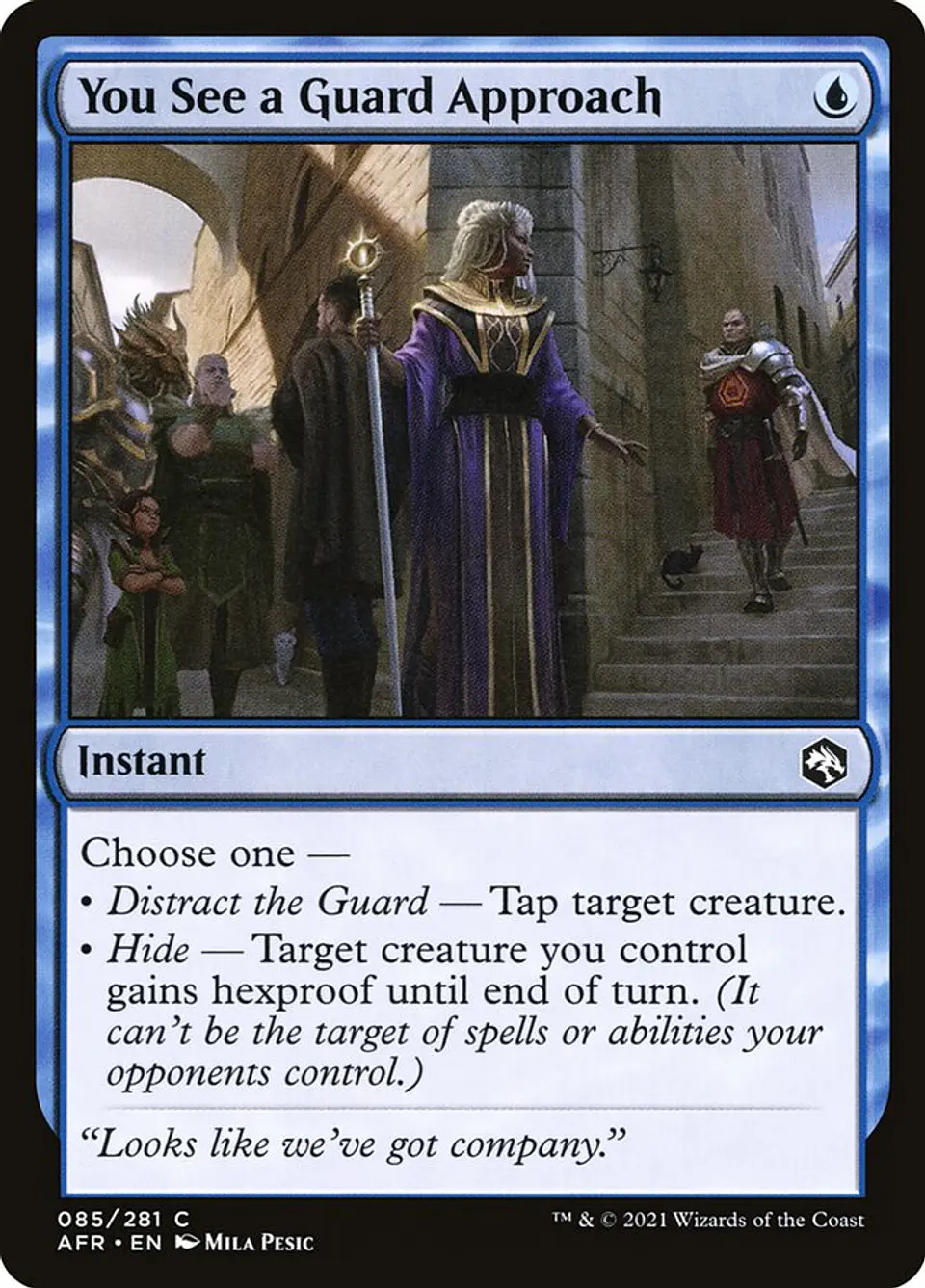 You See a Guard Approach | Inglés | EX | AFR 1