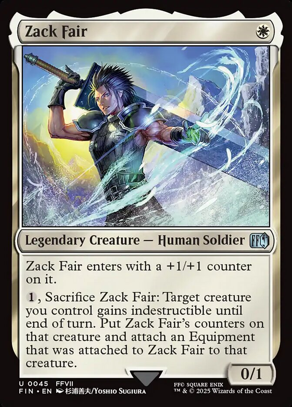Zack Fair | Español | NM | FIN 1