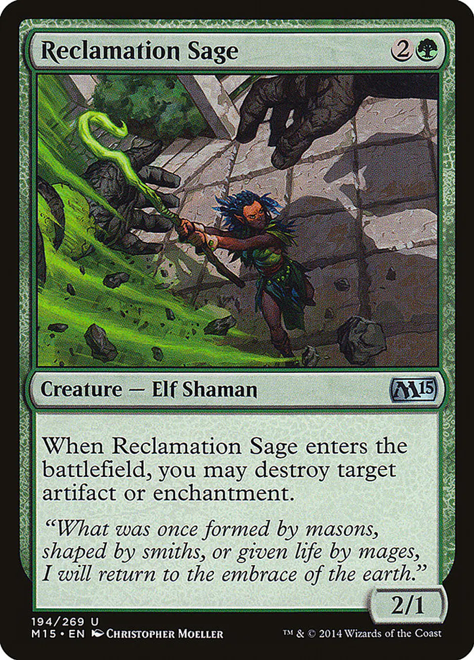 Reclamation Sage | Inglés | EX | M15 1