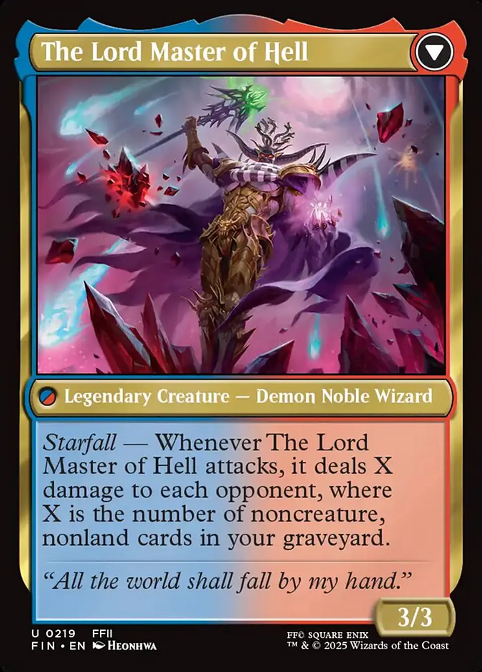 The Emperor of Palamecia // The Lord Master of Hell | Español | NM | FIN 2