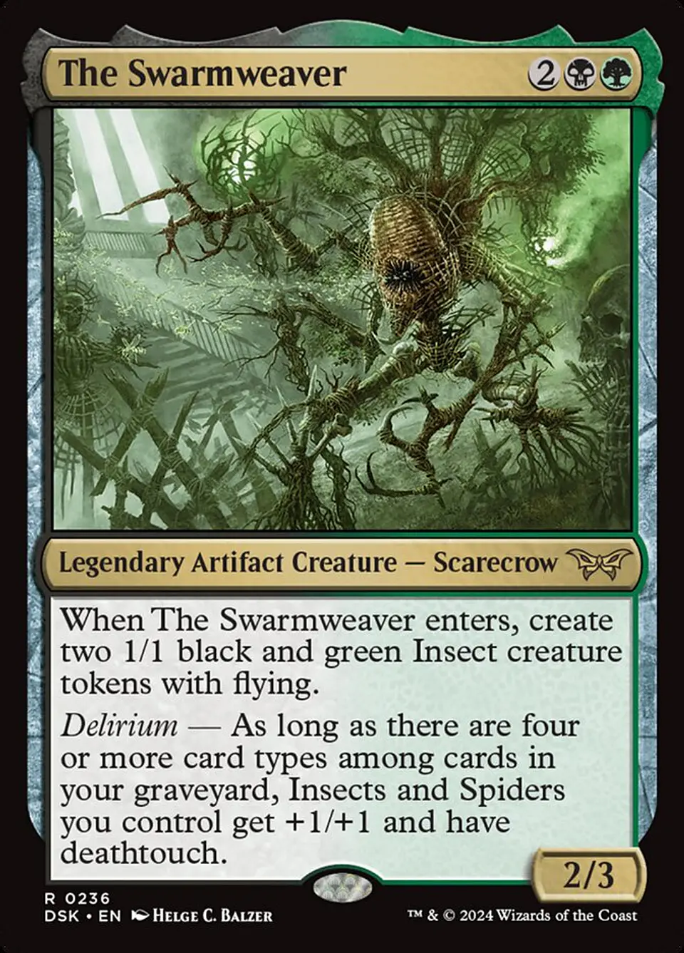 The Swarmweaver (foil) | Inglés | NM | DSK 1