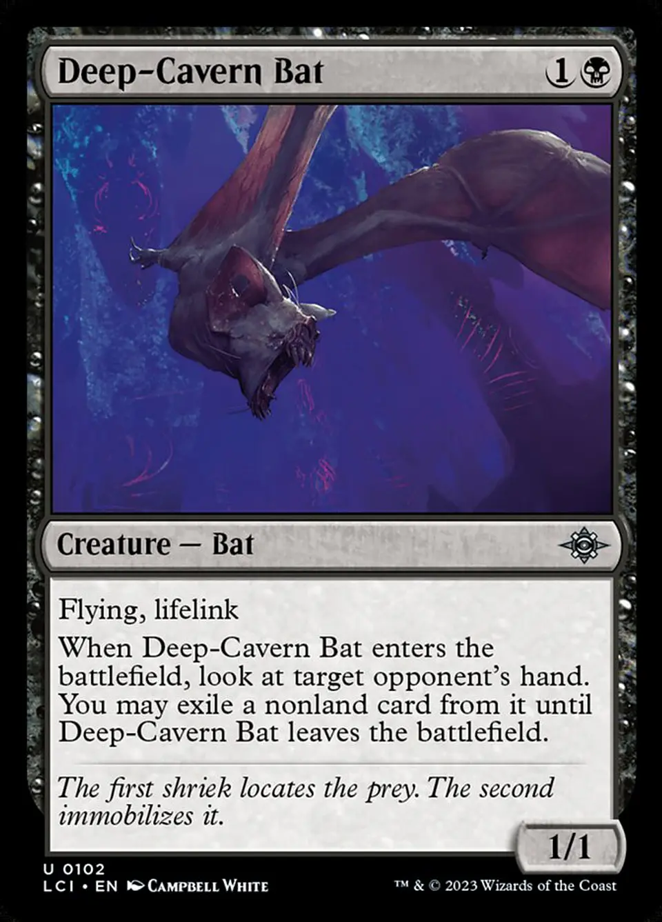 Deep-Cavern Bat | Inglés | NM | LCI 1