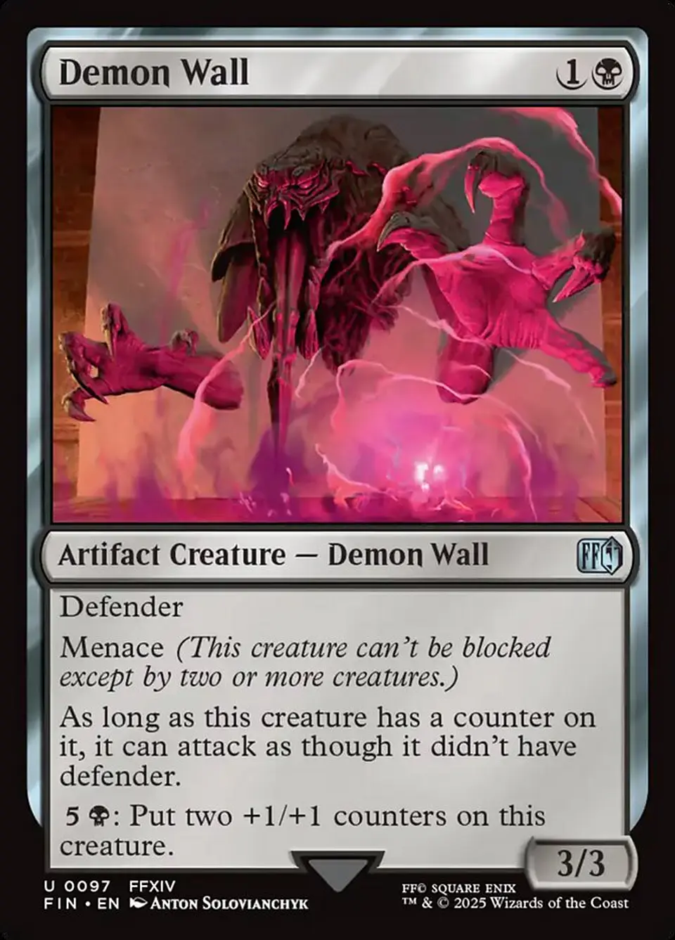 Demon Wall (foil) | Inglés | NM | FIN 1