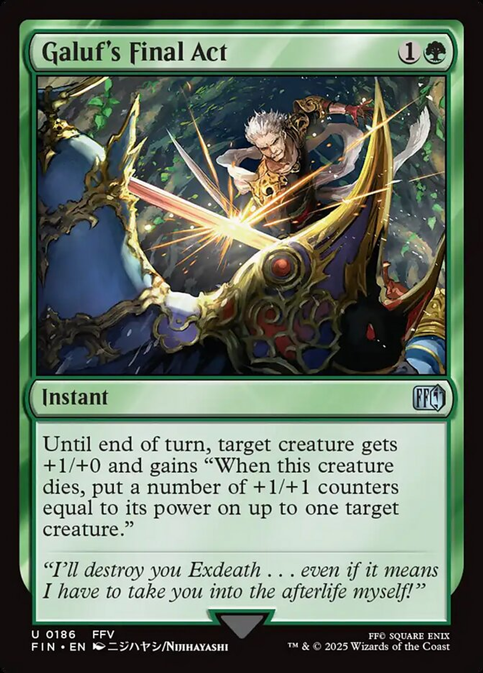 Galuf's Final Act | Español | NM | FIN 1