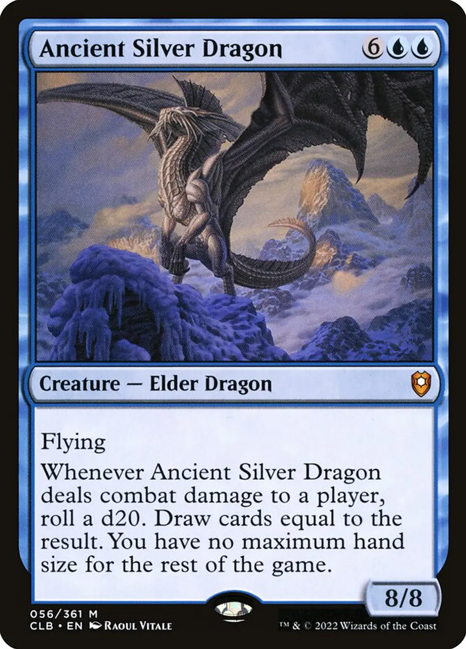 Ancient Silver Dragon | Español | NM | CLB 1