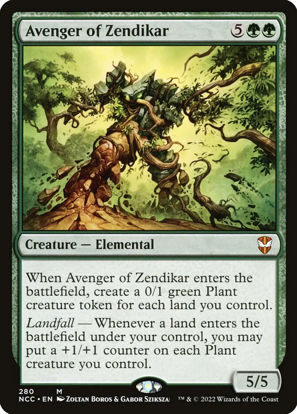 Avenger of Zendikar | Inglés | NM | NCC 1