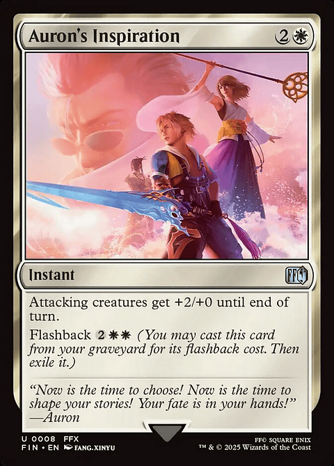 Auron's Inspiration | Español | NM | FIN