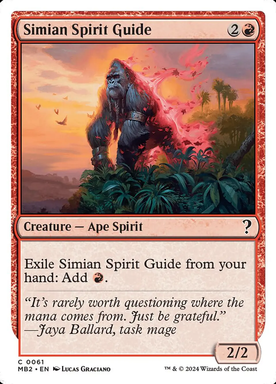 Simian Spirit Guide | Inglés | NM | MB2 1