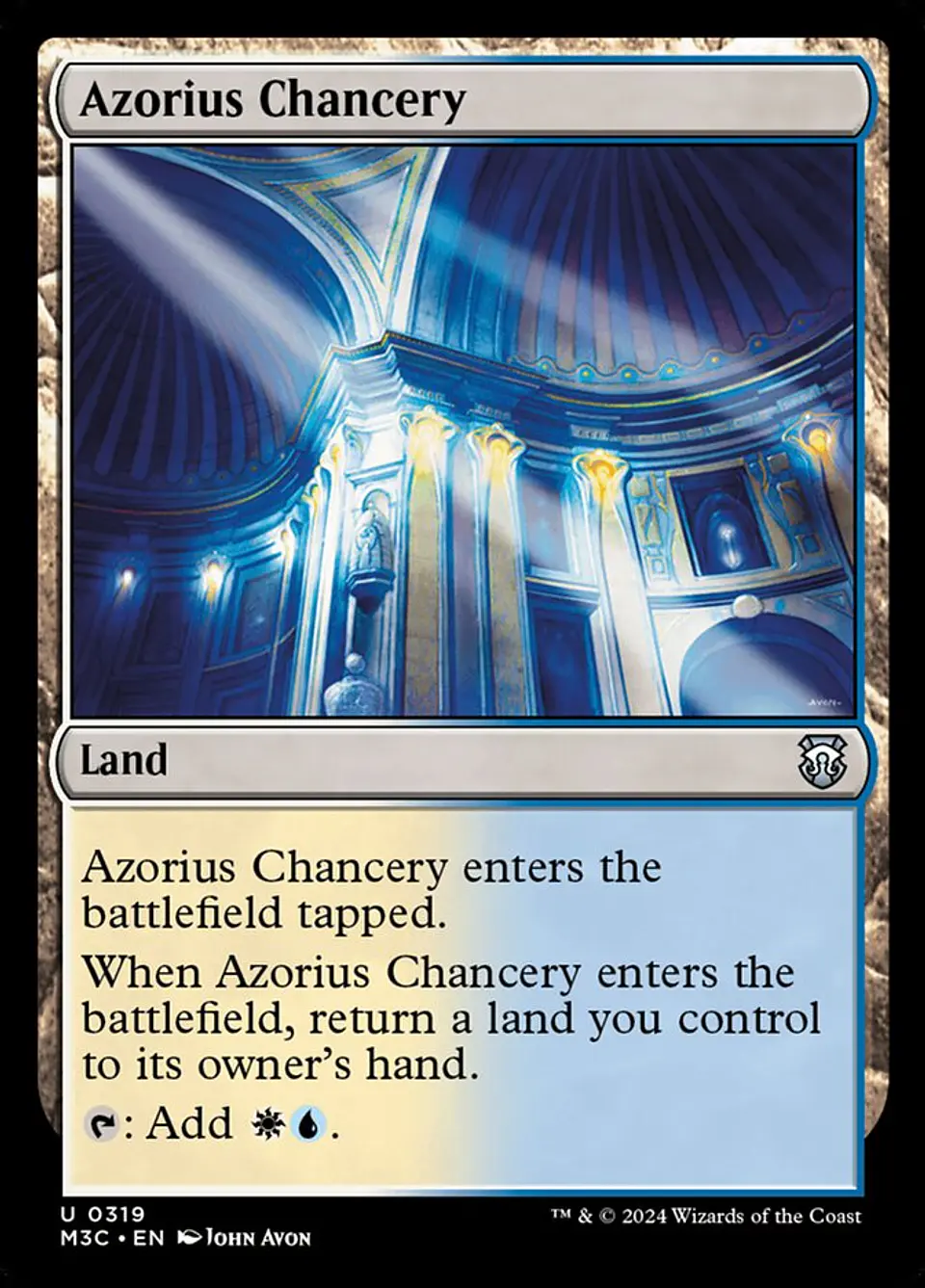 Azorius Chancery | Inglés | NM | M3C 1