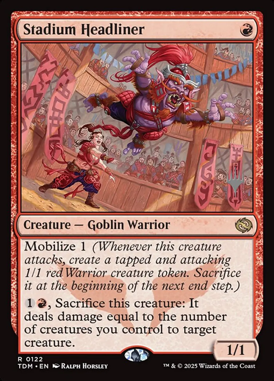 Stadium Headliner (foil) | Inglés | NM | PTDM 1