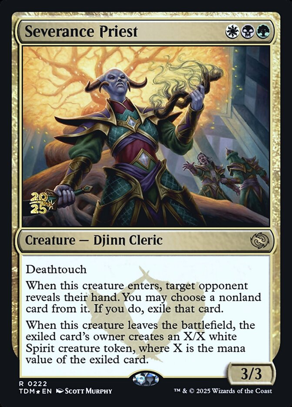 Severance Priest (Launch foil) | Inglés | NM | PTDM 1