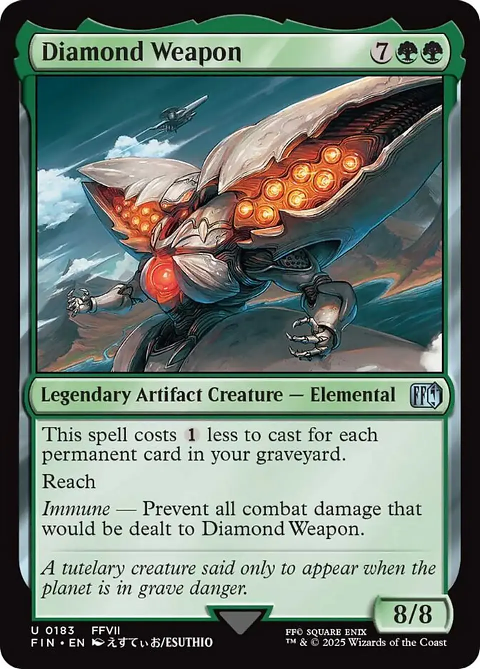 Diamond Weapon (foil) | Español | NM | FIN 1