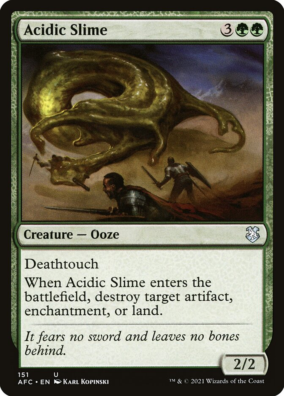 Acidic Slime | Inglés | NM | AFC 1
