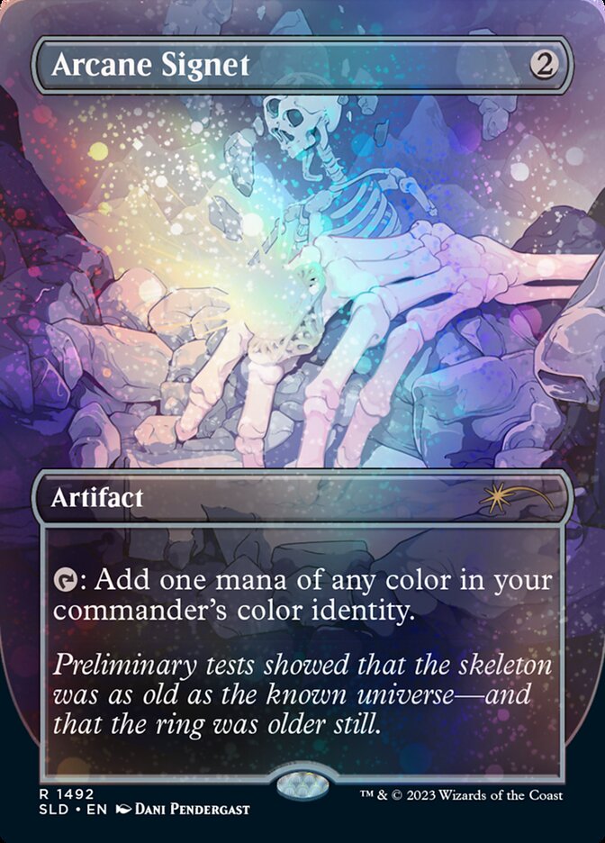 Arcane Signet (Borderless foil) | Inglés | NM | SLD 1